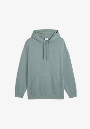 ESSENTIALS ELEVATED UNISEX - Džemperis su gobtuvu - green moon