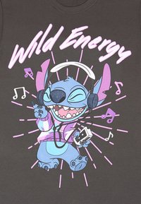 Henry Tiger DISNEY LILO AND STITCH WILD ENERGY - Triko s potiskem - charcoal grey
