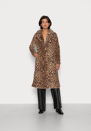 LADIES WOVEN COAT - Winter coat - beige panther