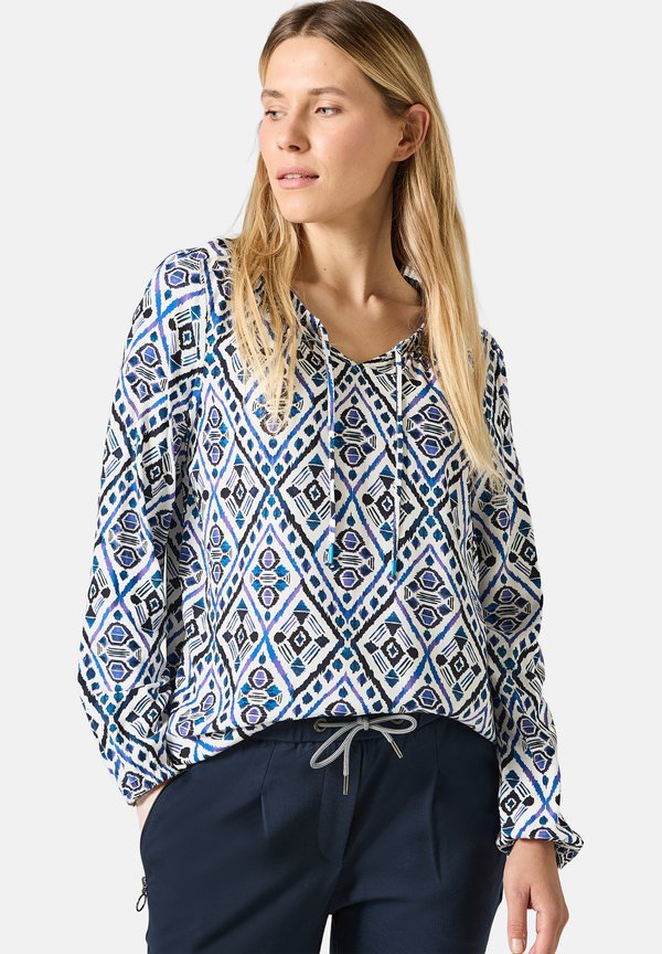 BEDRUCKTE - Bluse - weiß