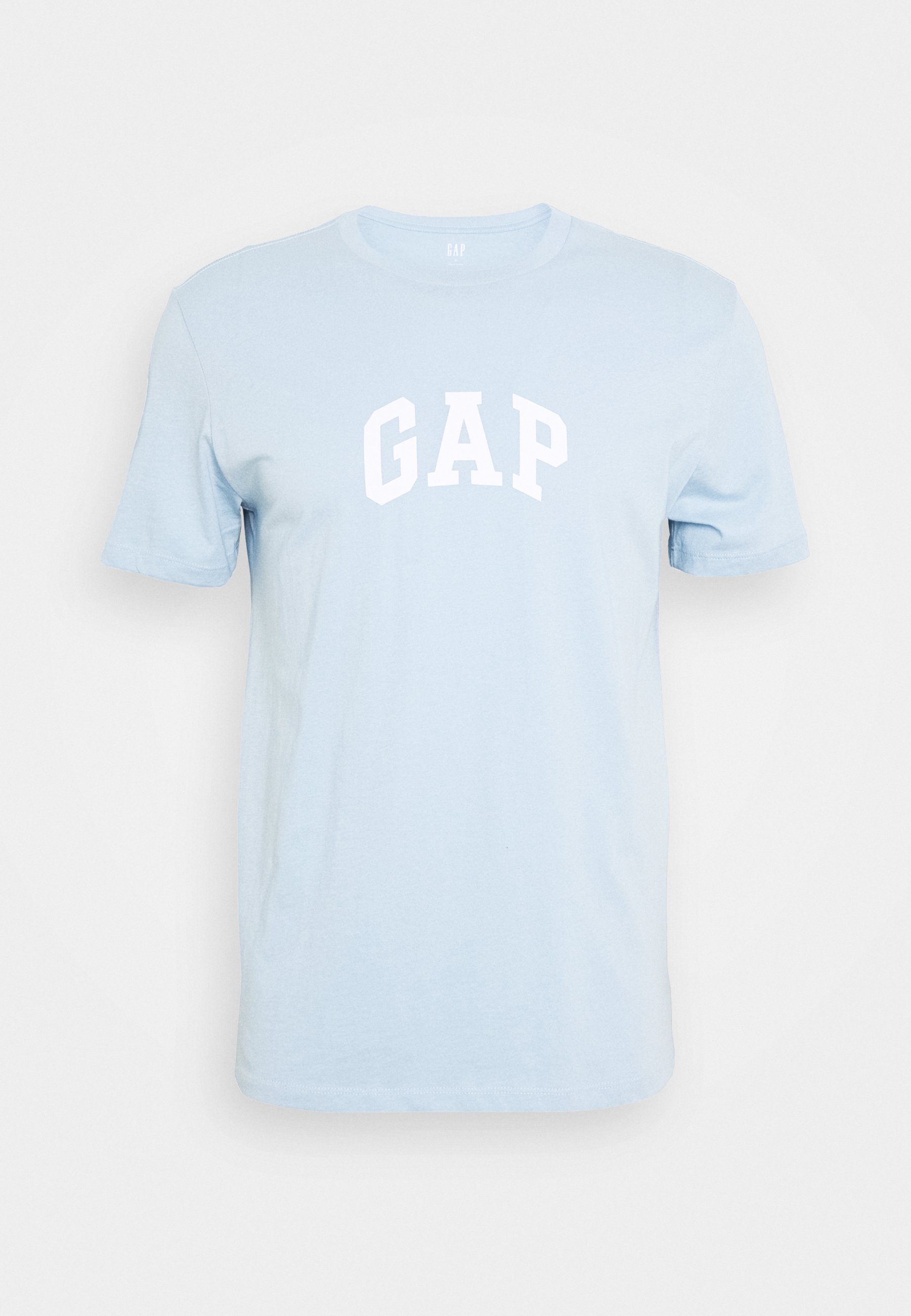 GAP V MINI ARCH LOGO T shirts med print light blue GAP BAS ARCH - T-shirts med print - white