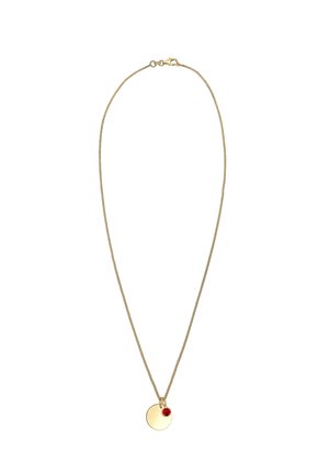 BIRTHSTONE OCTOBER - Halskæder - dunkelrot