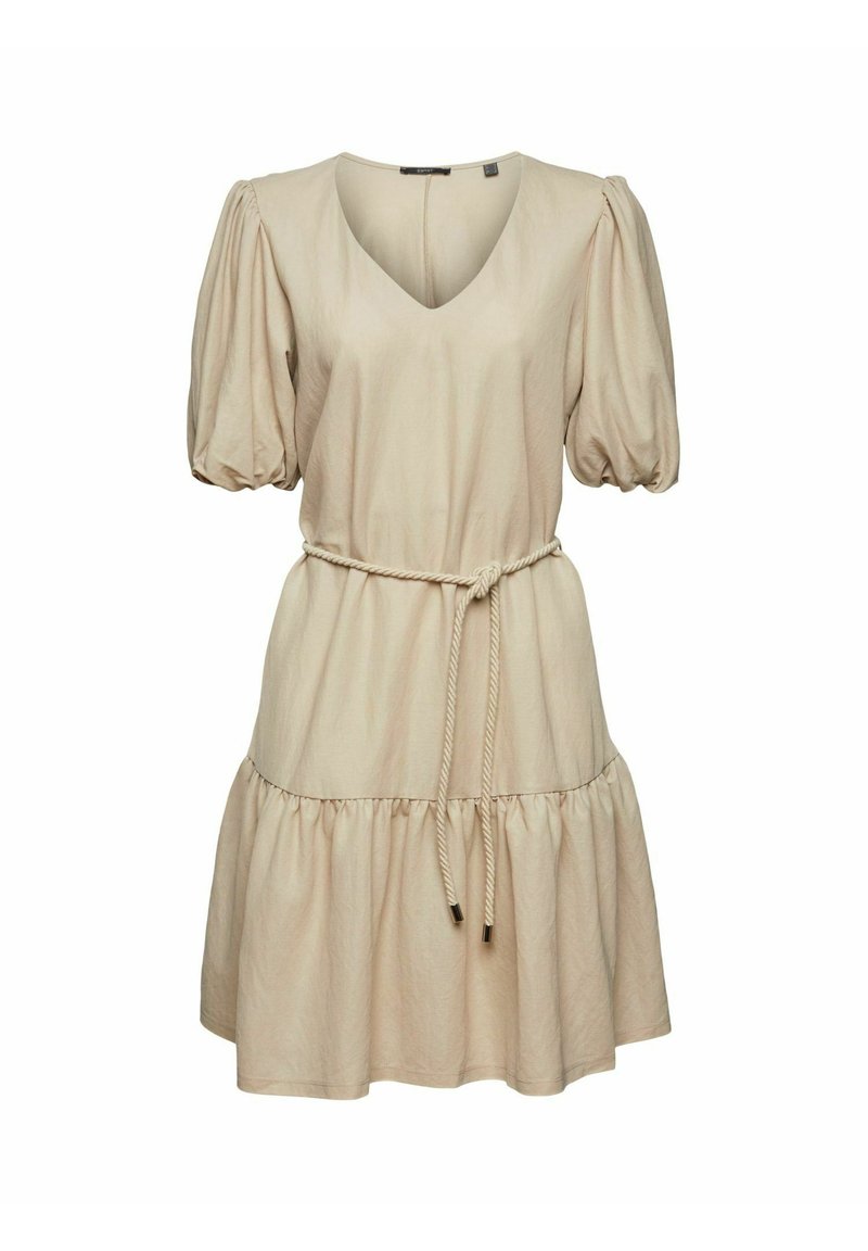 Damen Freizeitkleider | Esprit Collection BALLONÄRMELN, LENZING ECOVERO Freizeitkleid light taupe/taupe - EU79534 Damen Freizeitkleider | Esprit Collection BALLONÄRMELN, LENZING ECOVERO Freizeitkleid light taupe/taupe - EU79534