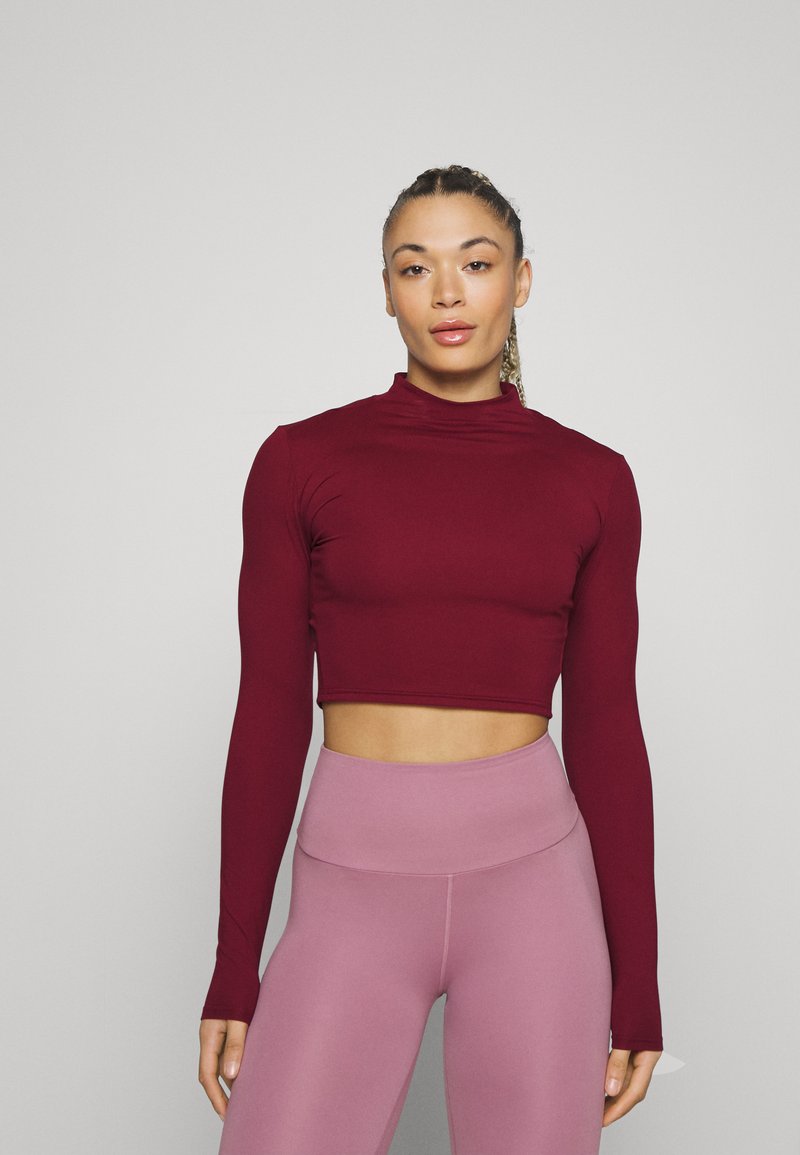 adidas Performance YOGA STUDIO - Camisola de manga comprida - shadow red