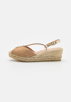 CALIMA - Espadrile - camello/oro