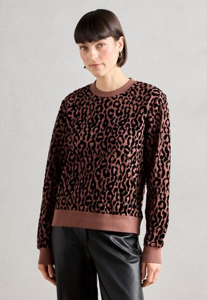 FLOCK ARTWORK REGULAR - Sweatshirt - brown