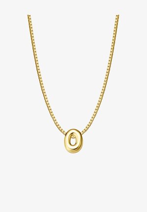 Glanzstücke München BUCHSTABE O - Ogrlica - gelbgold coloured