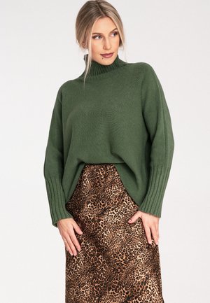 Strickpullover - khaki