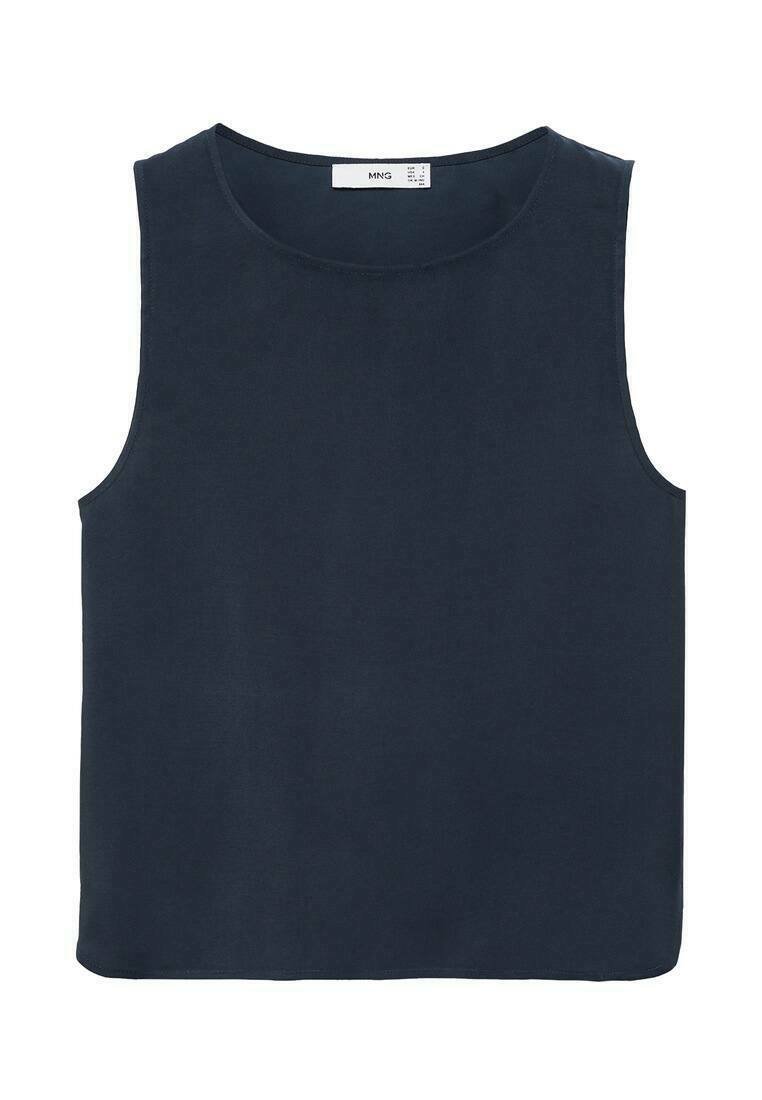 Mango Top koningsblauw