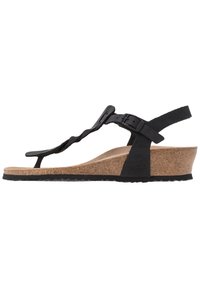Papillio Sandály na klínu - black