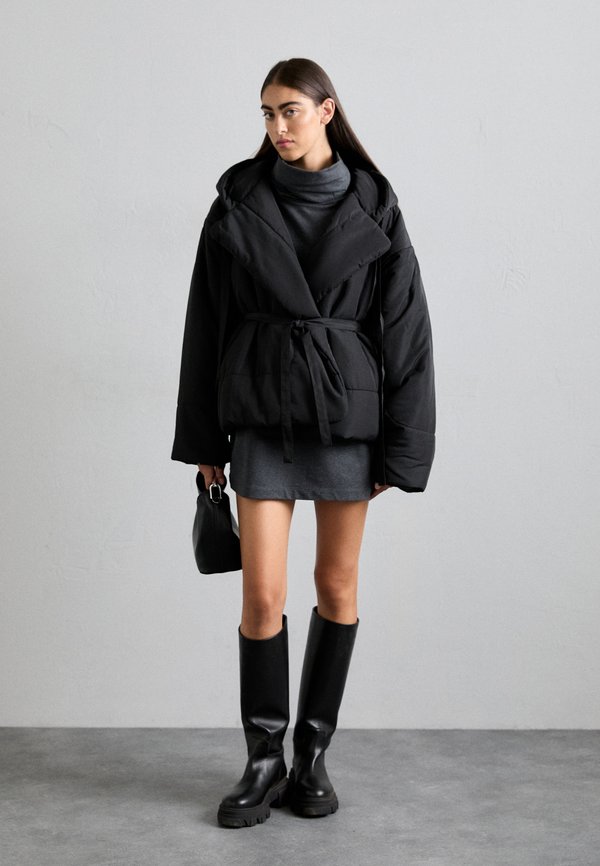 HOODED SLEEPING BAG COAT SHORT - Winter jacket2