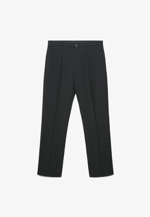 Calliope, PANTALONE LUNGO TINTA UNITA - Pantalon classique - nero ultrablack