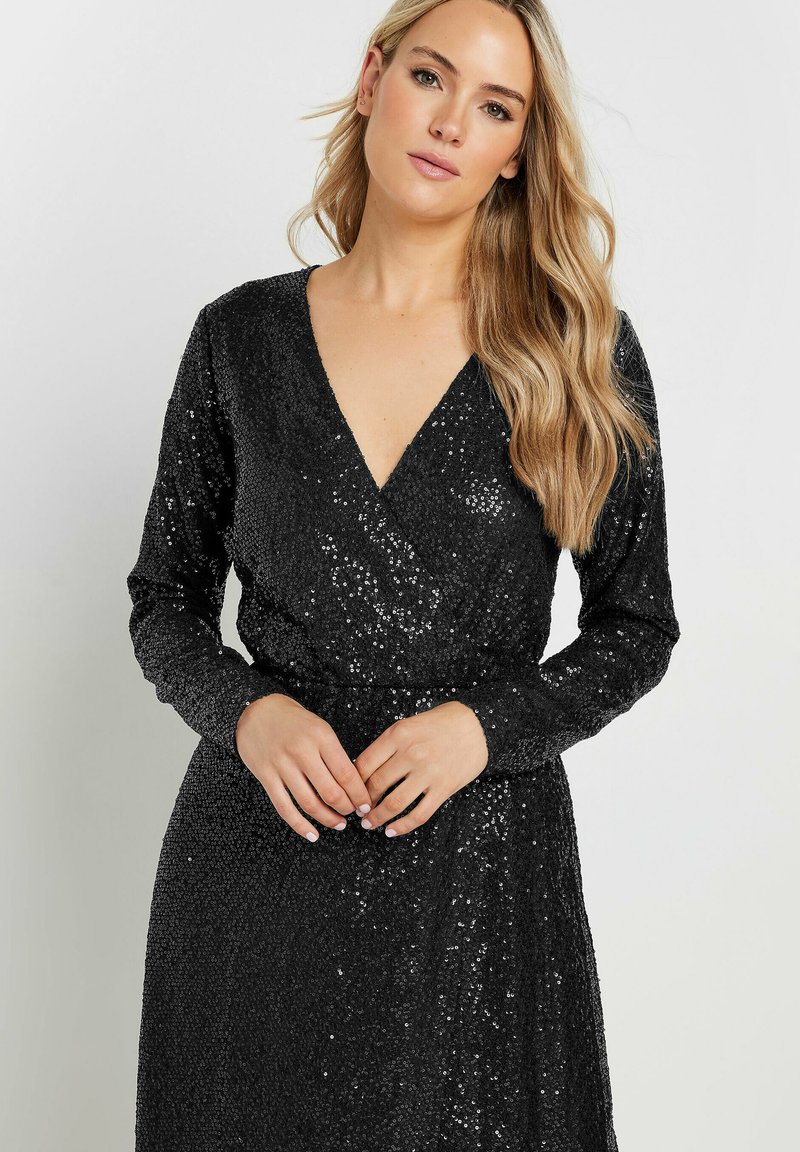 long tall sally cocktail dresses LTS Tall Black Tailored Midi Dress