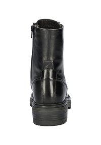 Nelson MONK - Enkellaarsjes met plateauzool - zwart