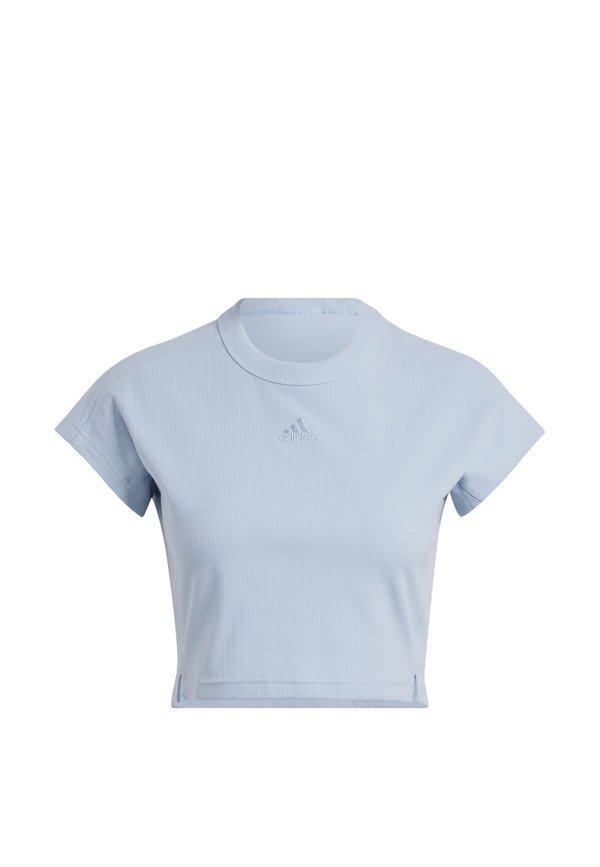 LOUNGE RIBBED CROP - Basic T-shirt2