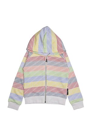 Felpa con zip - multicolor