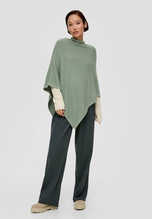 Poncho - salbeigrün