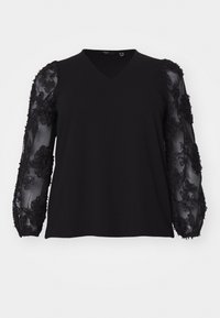 Vero Moda Curve VMCEMMALY  - Topper langermet - black