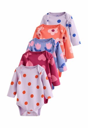 Next, REGULAR FIT - LONG SLEEVE BABY BODYSUITS 5 PACK - Body - purple pink