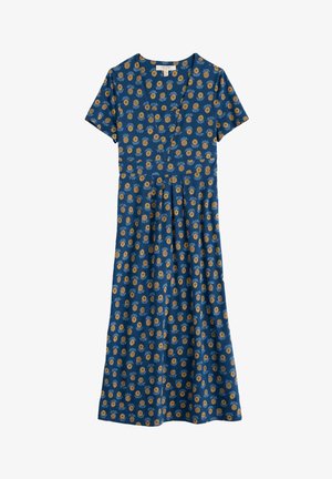 Seasalt Cornwall, SEASALT CORNWALL S/S SEED PACKET DRESS - Robe en jersey - navy - marigold sketch marine