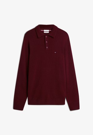Tommy Hilfiger, T-shirt à manches longues - burgundy heather