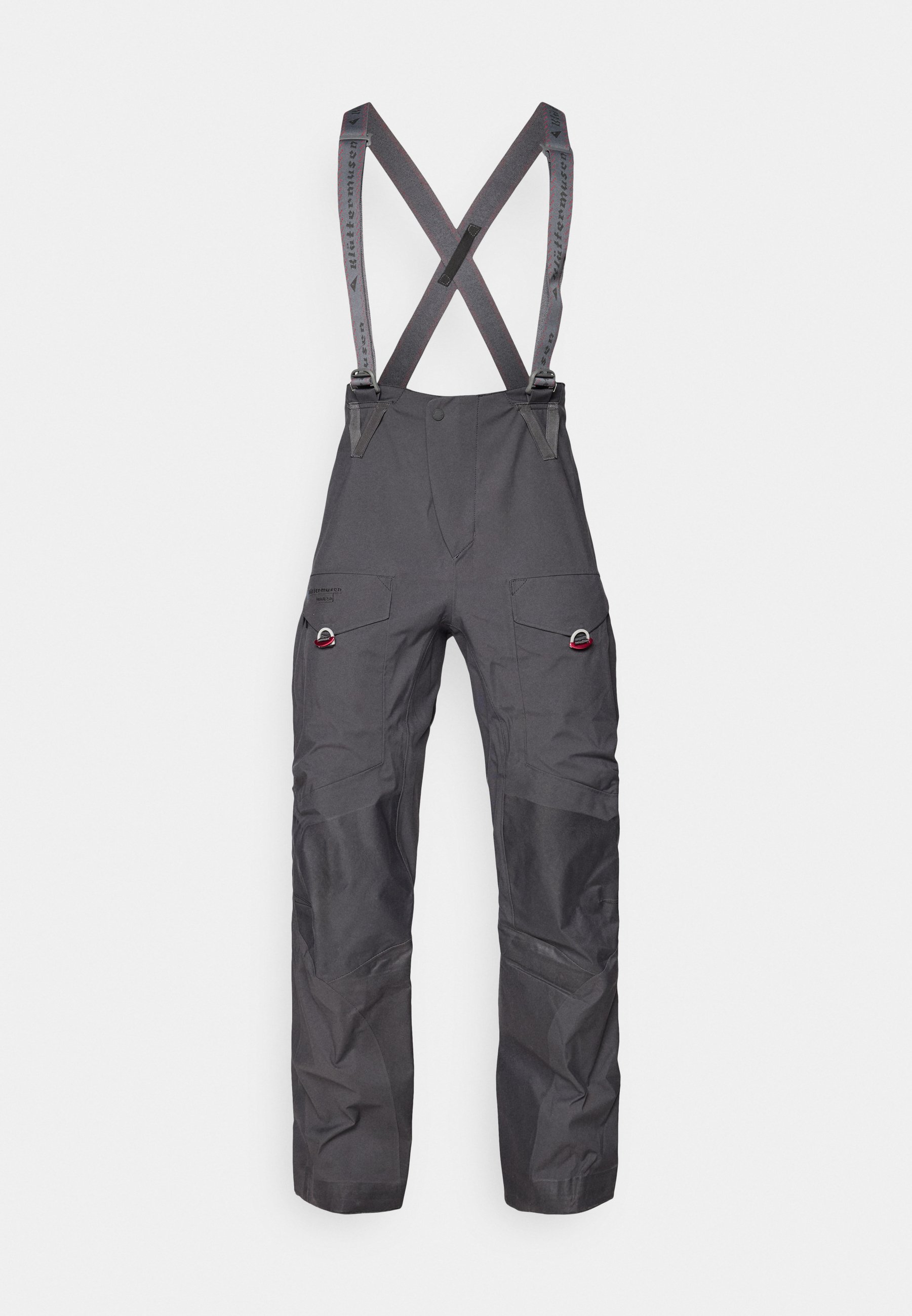 Klättermusen BRAGE SALOPETTE - Ski pants - raven/black - Zalando.co.uk
