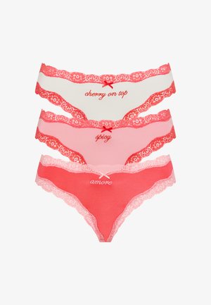 LASCANA, LSCN BY LASCANA 3 PACK - Τάνγκα - pink mix