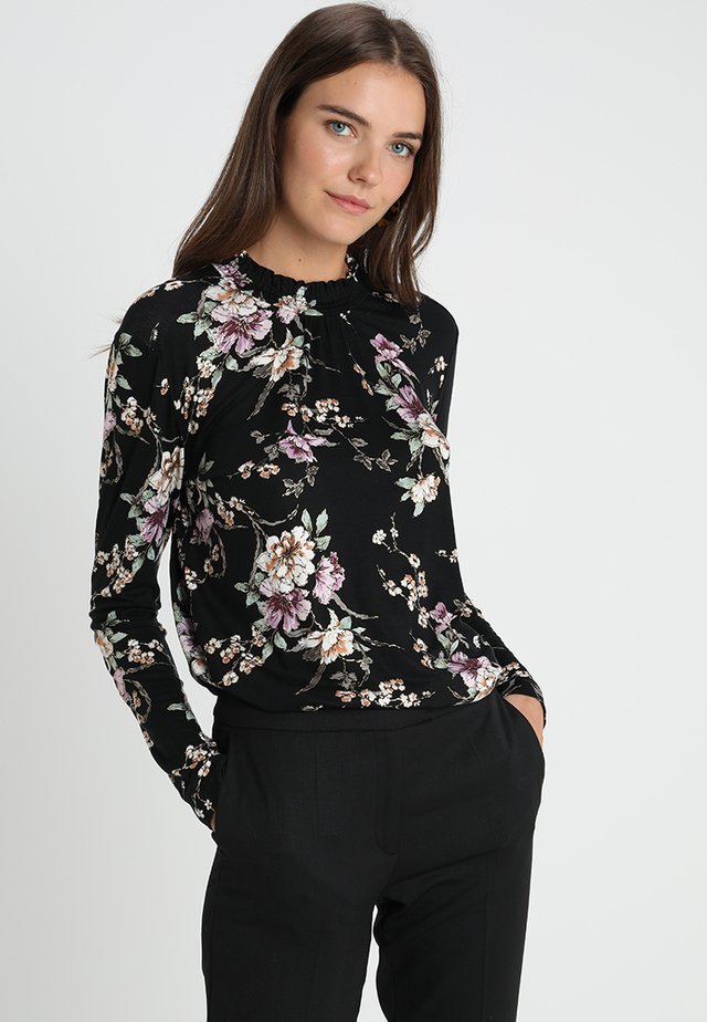 DIBA TURTLENECK - Topper langermet - pitch black