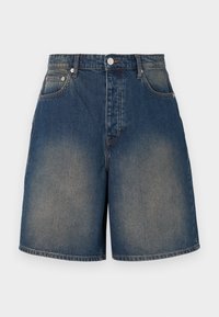 ONSFIVE BAGGY  - Jeansshorts - dark blue denim