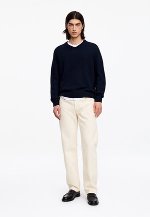 ARKET, ARKET OCEAN LOOSE STRAIGHT JEANS - Straight leg jeans - ecru