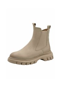 Marco Tozzi CHELSEA - Bottines à plateau - taupe