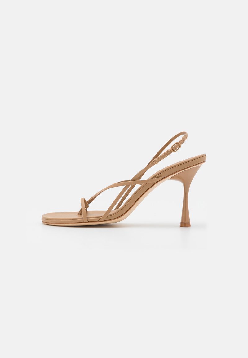 Studio Amelia WISHBONE - High heeled sandals - beige
