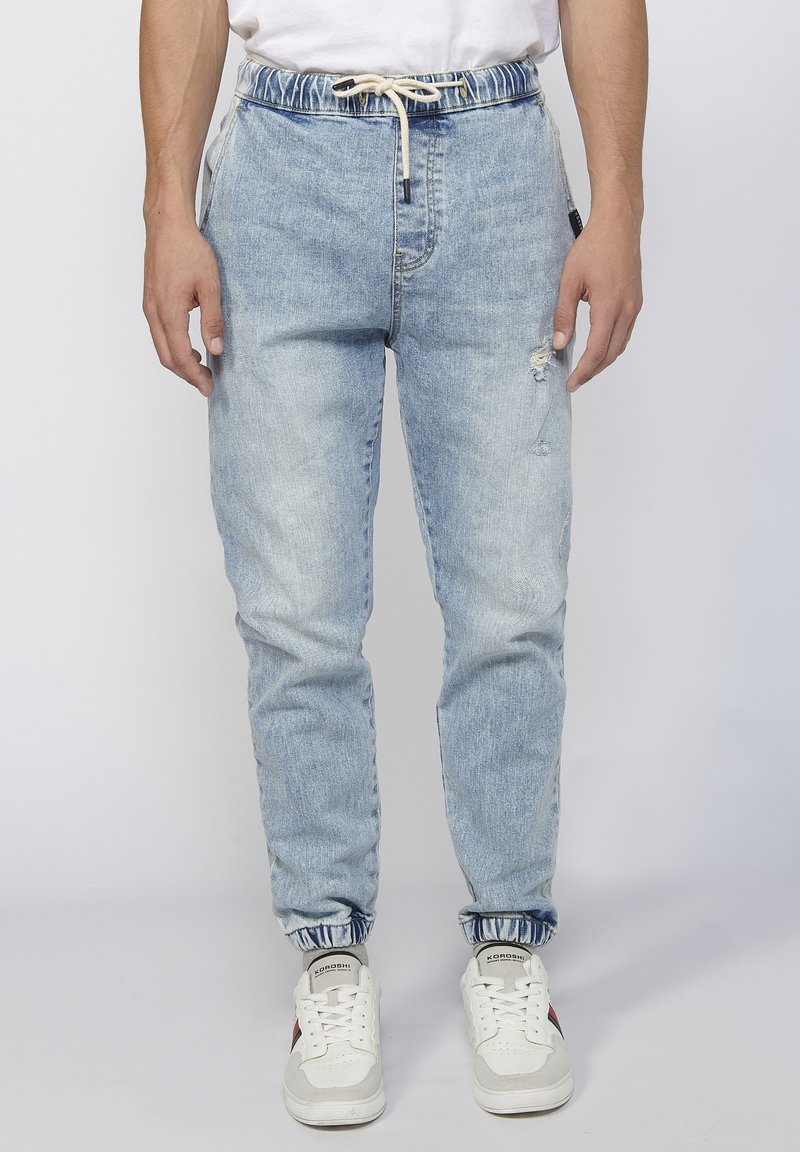 Koroshi Vaqueros slim fit - azul claro