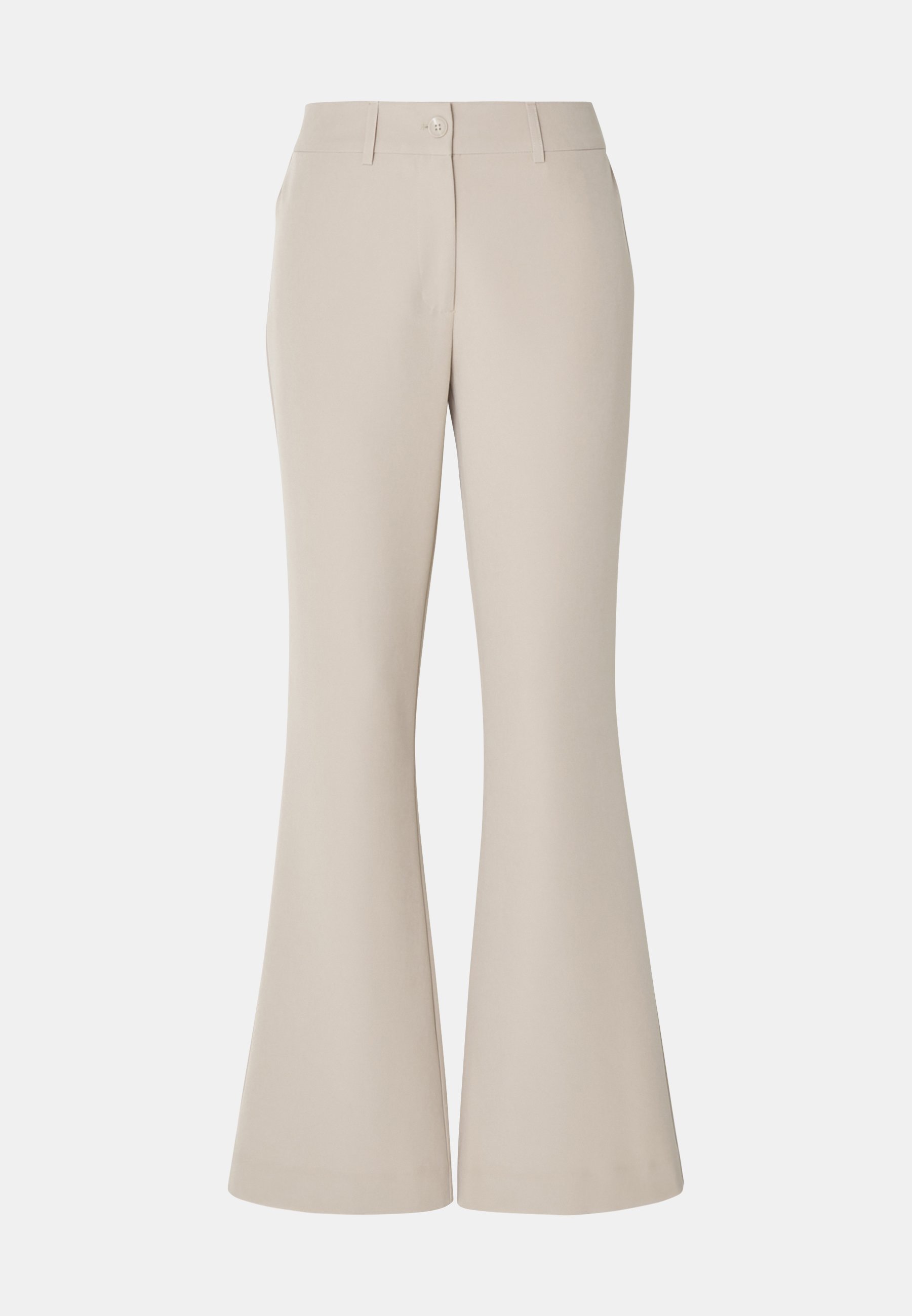 ONLY ONLBERRY MID FLARED PANT - Trousers - beige - Zalando.co.uk