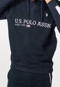 U.S. Polo Assn. Mikina s kapucí - dark blue