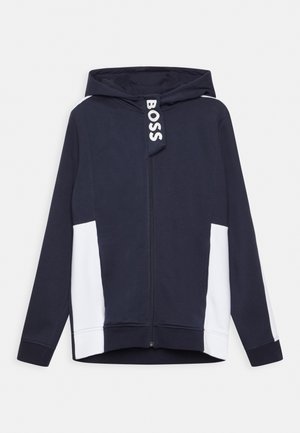 Felpa con zip - navy
