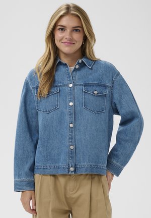 PINDRE - Džinsa auduma jaka - medium blue denim