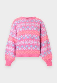 VMELIN O NECK PULLOVER - Πουλόβερ - raspberry sorbet/bonbon/cosmic sky/pastel turquoise/desert sage