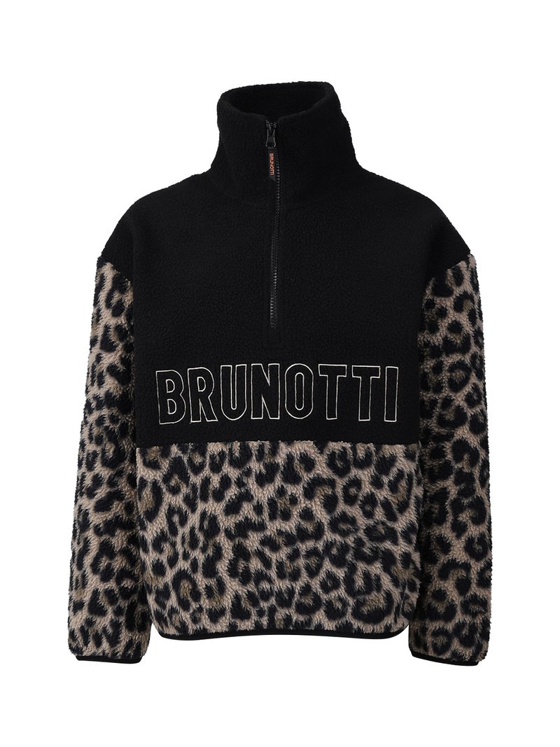 brunotti Fleece trui kaki