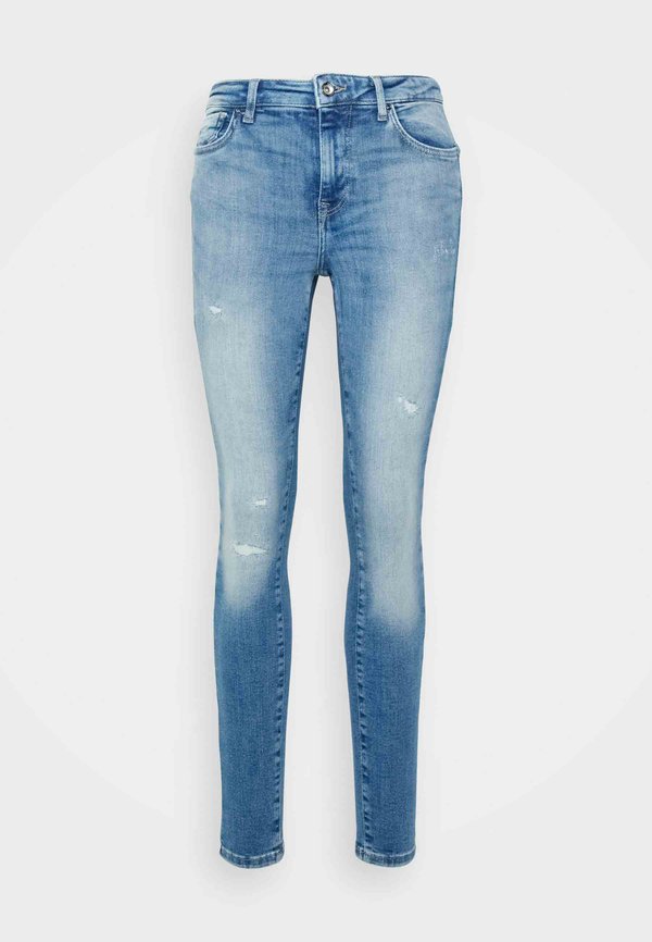 ONLPOWER MID PUSH UP DESTROIT - Jeans Skinny Fit2