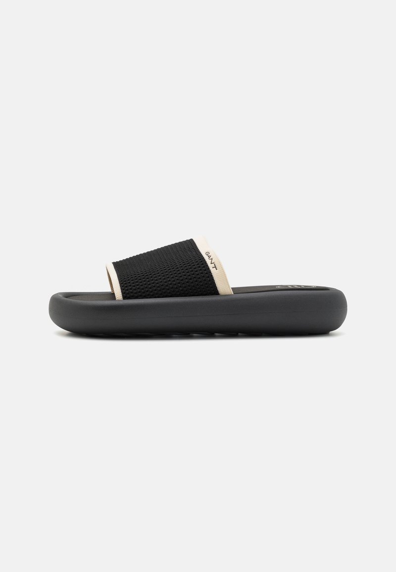 GANT STAYLA - Ciabattine - black/light beige/nero - Zalando