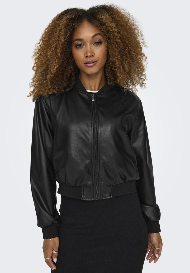 ONLY ONLHEIDI SHORT - Bomber Jacket - black - Zalando