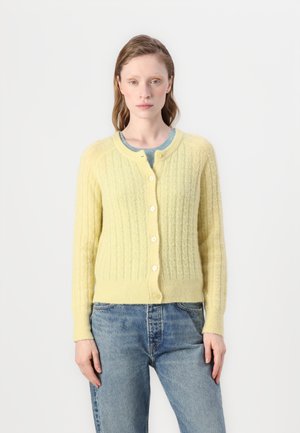 BARBARA CARDIGAN - Cardigan - dusty yellow