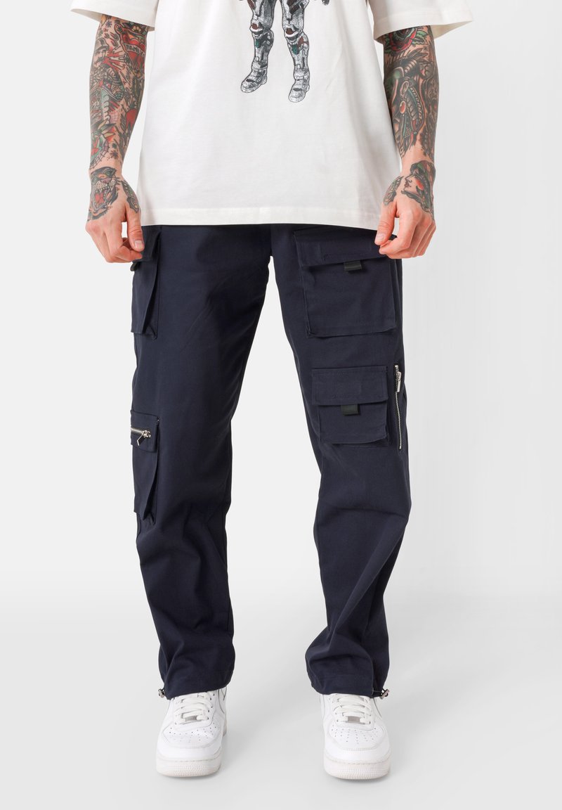 Sixth June - TWILL - Pantaloni cargo - blue, Ingrandire