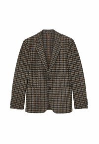 REGULAR FIT - BRAZANATI -BLEND DOGTOOTH CHECK  - Bleiserjakk - brown