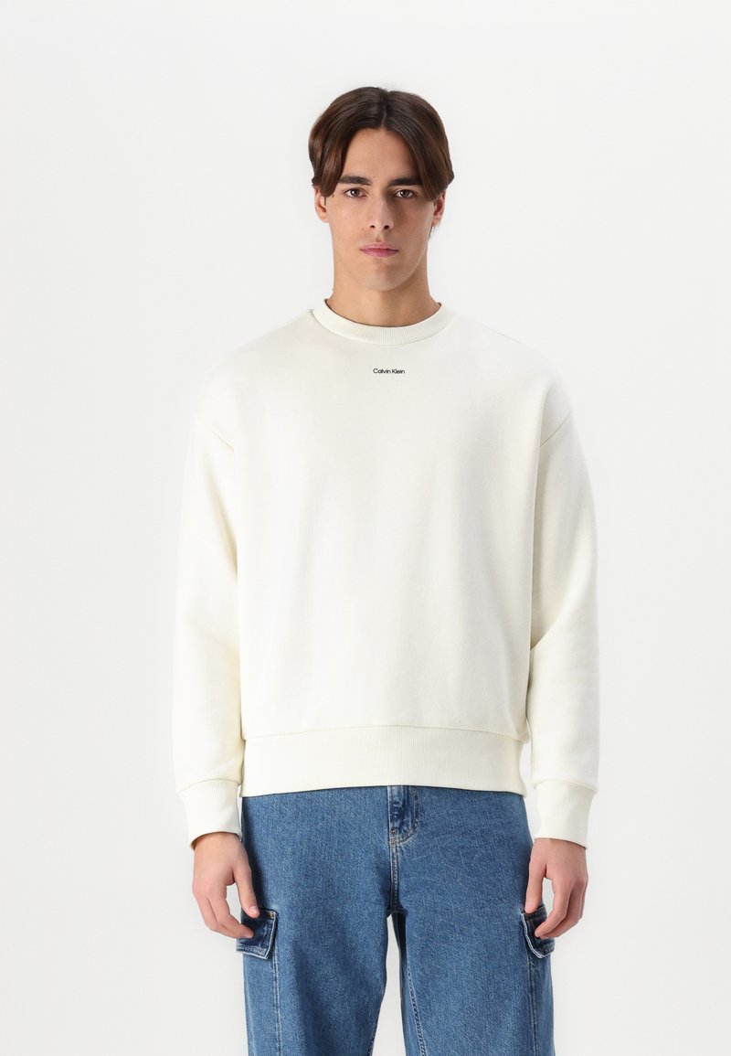 Calvin Klein NANO LOGO  - Melegítőfelső - vanilla ice