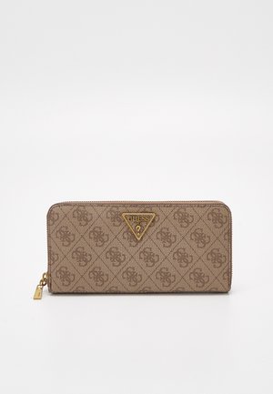 LAUREL LARGE ZIP AROUND - Portfel - latte