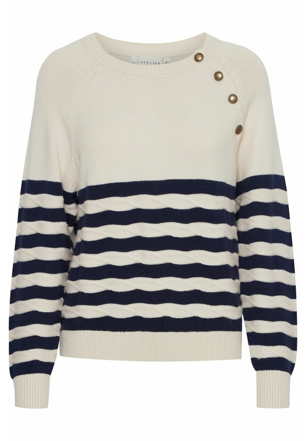 IRMAISE - Jumper - maise braided stripe2
