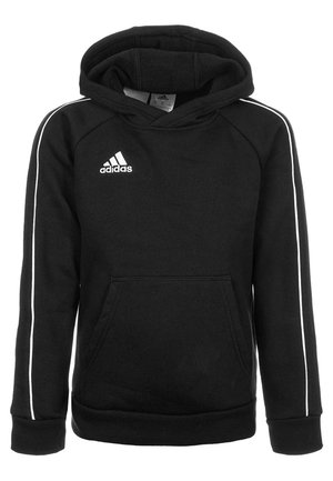 CORE - Sweat à capuche - black/white