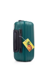 WITTCHEN SMALL SUITCASE WITH LUGGAGE TAG FROM ABS - Wheeled suitcase - green